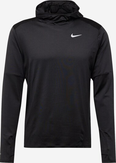 NIKE Athletic Sweatshirt in Black / White, Item view