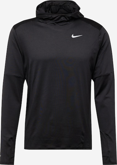 NIKE Sportsweatshirt in de kleur Zwart / Wit, Productweergave