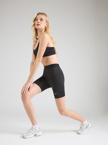 MIZUNO Skinny Športne hlače 'Core Impulse' | črna barva