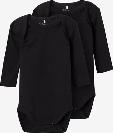 Tutina / body per bambino di NAME IT in nero: frontale