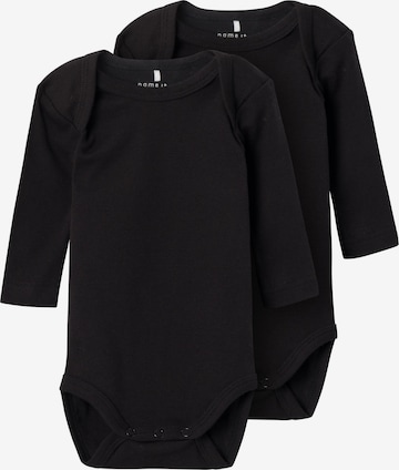 NAME IT Romper/Bodysuit in Black: front