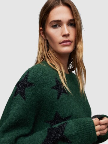 AllSaints Sweter 'STAR TINSEL' w kolorze zielony