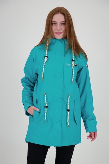 deproc Outdoorjacke 'Friesennerz ELLESMERE WMN' in S in türkis, Produktansicht