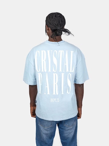 Crystal Paris Shirt 'Face' in Blue