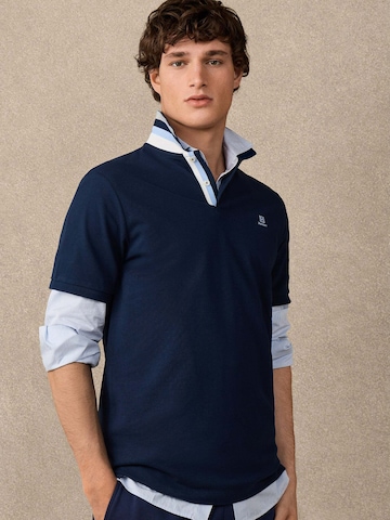 Hackett London Poloshirt in Blau
