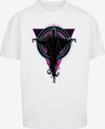 F4NT4STIC Shirt 'Harry Potter Neon Dementors' in Wit: voorkant