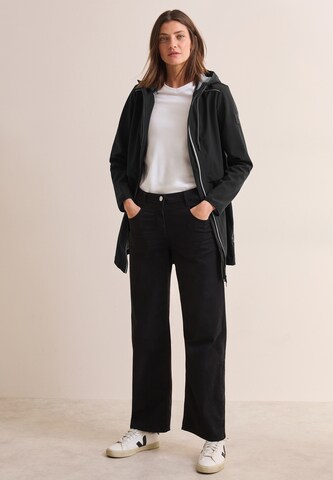 CECIL Softshell Mantel in Schwarz