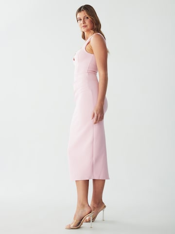 Robe de cocktail 'Mayan' BWLDR en rose