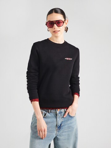 GUESS JEANS Sweatshirt in Black: front