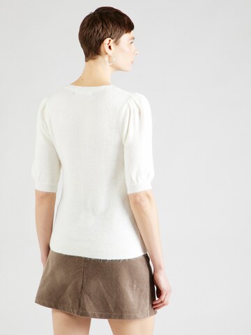 VERO MODA Pullover 'ELLY LEFILE' in Weiß