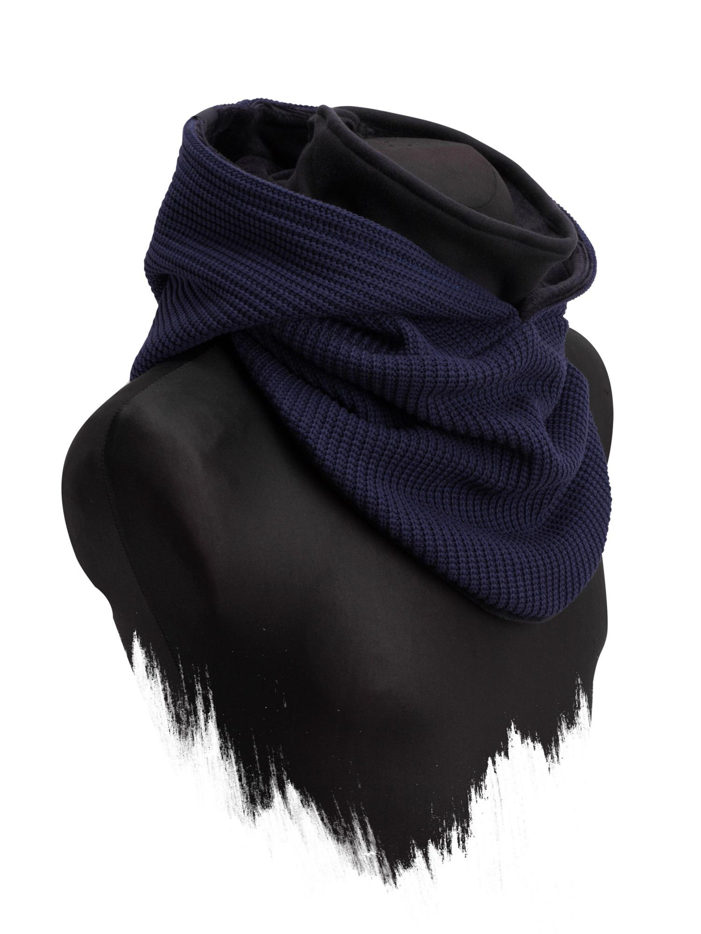 Manufaktur13 Scarf 'Hooded Loop' in Blue