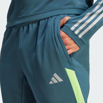ADIDAS PERFORMANCE Tapered Sportbroek 'Tiro 23 Competition' in Blauw