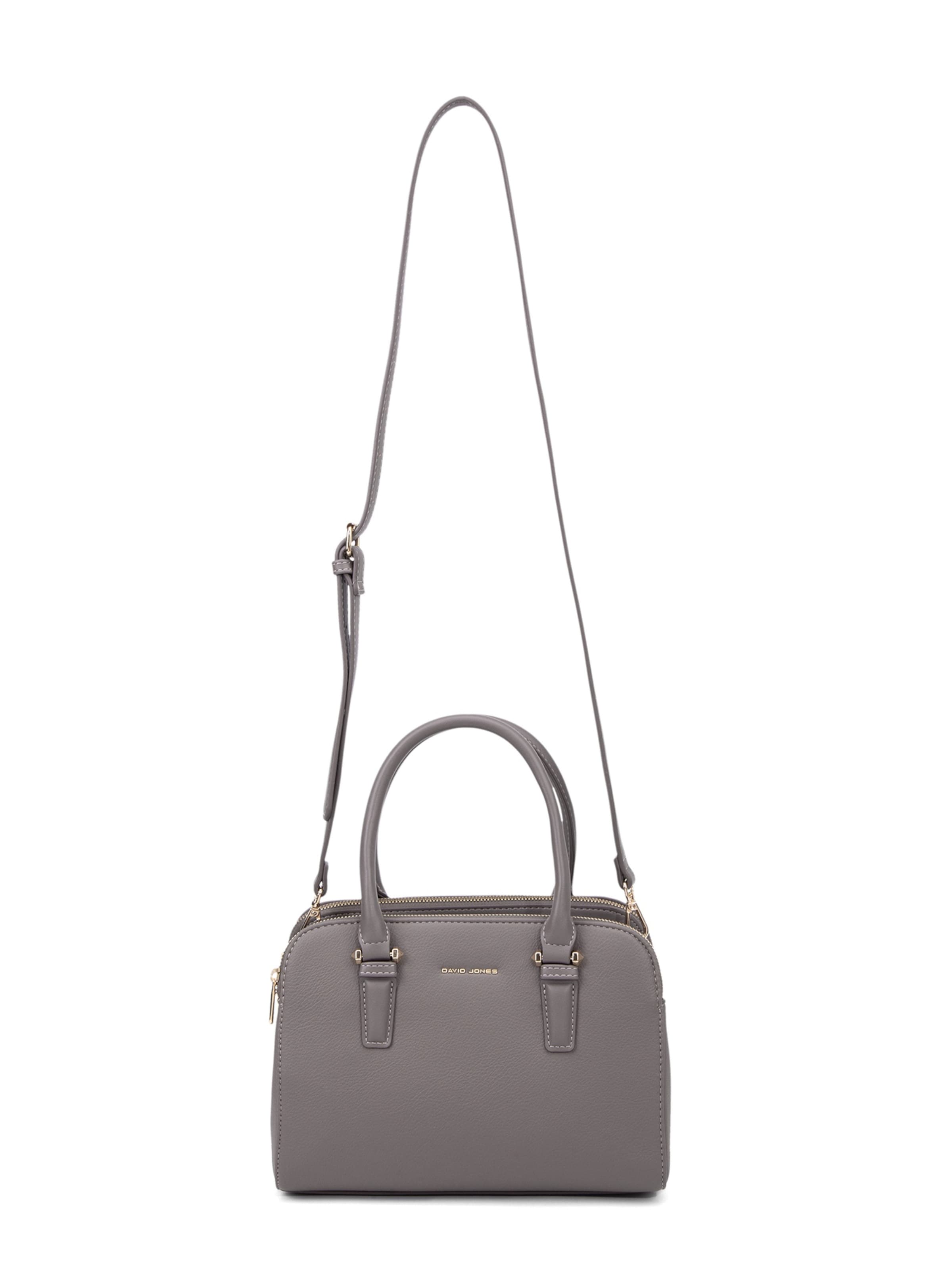 Borsa a mano di David Jones in grigio: frontale