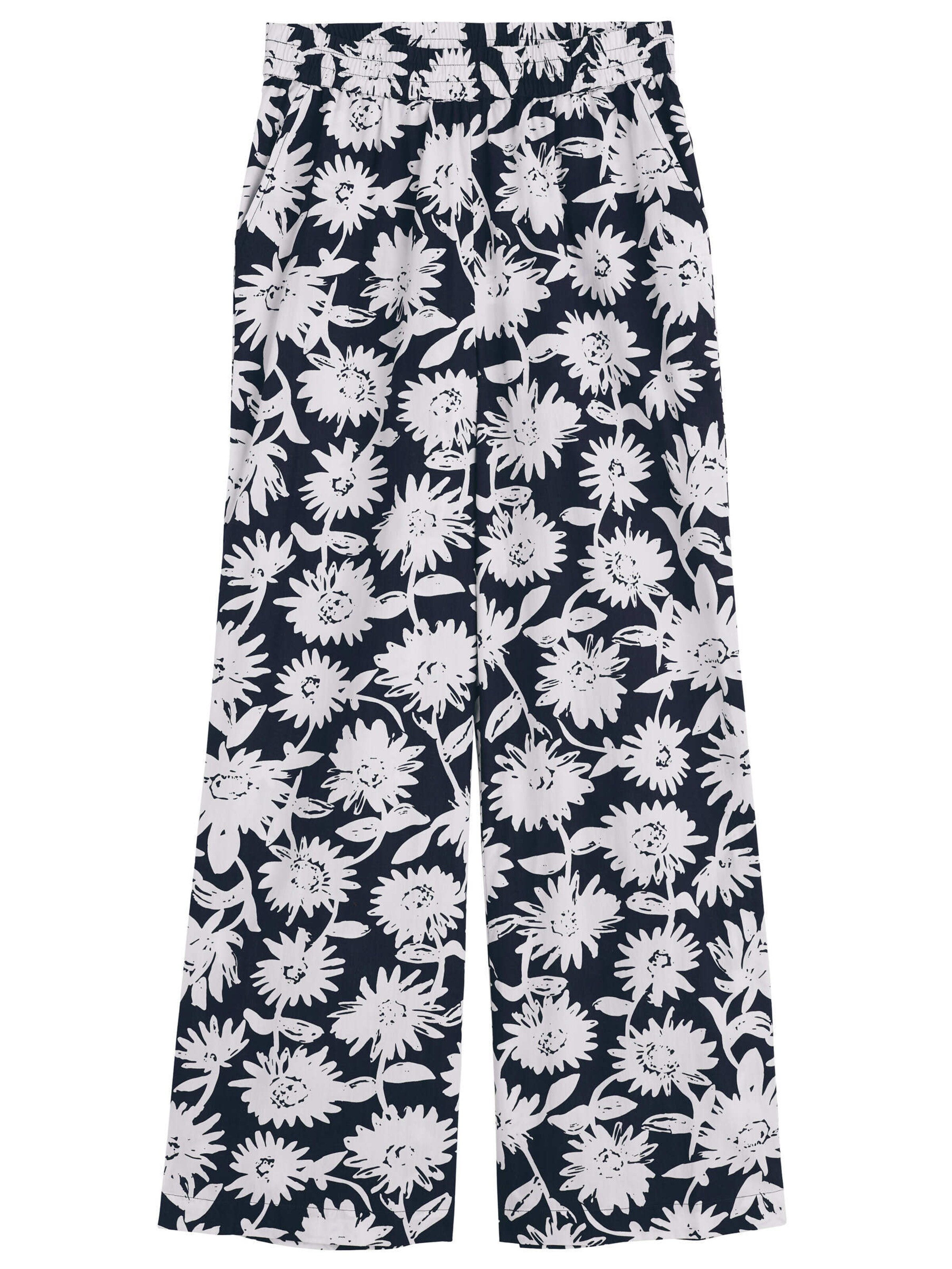 Seasalt Cornwall Wide Leg Housut 'Poolfield' värissä sininen: etupuoli