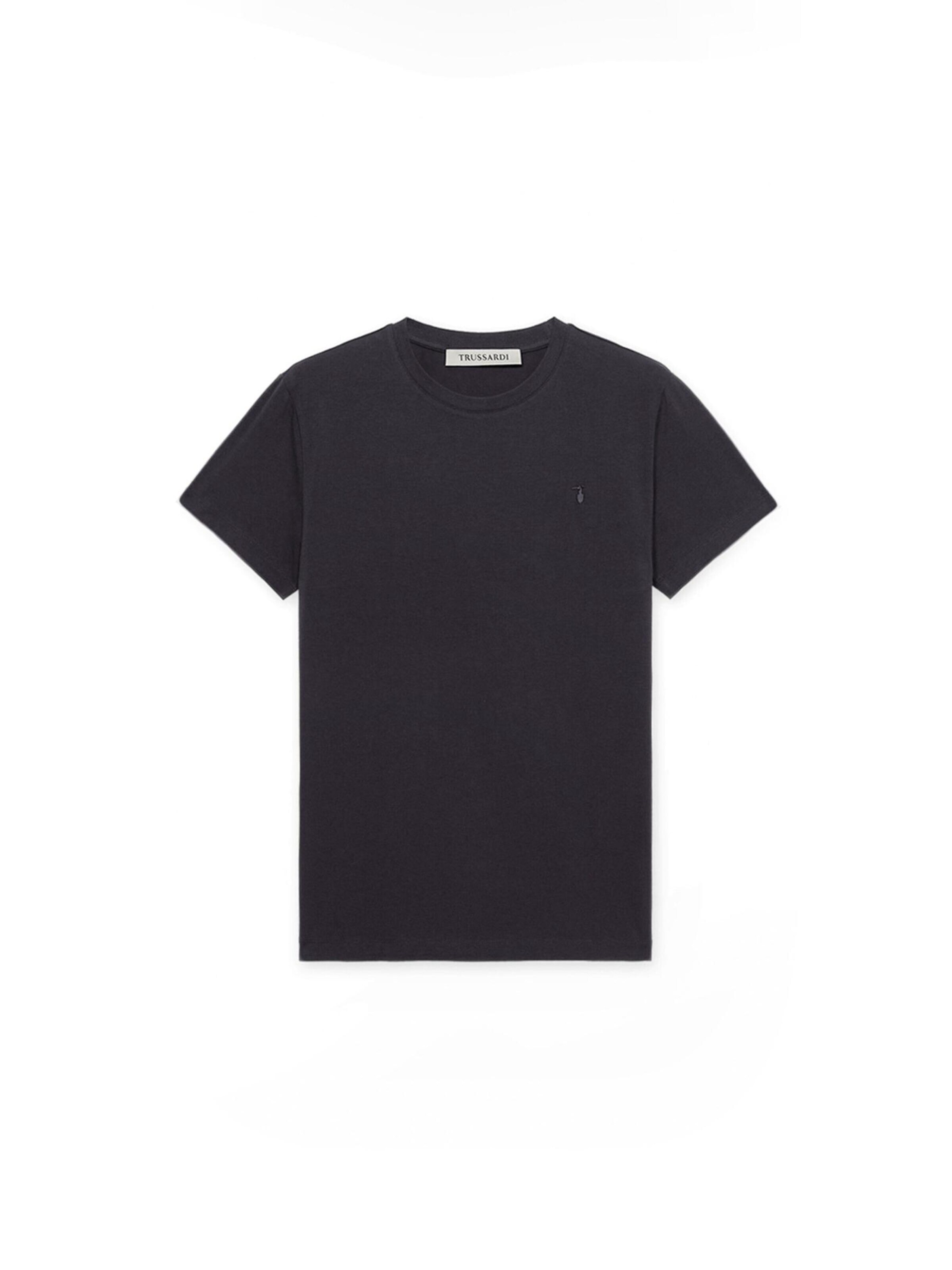 T-shirt Trussardi en bleu : devant