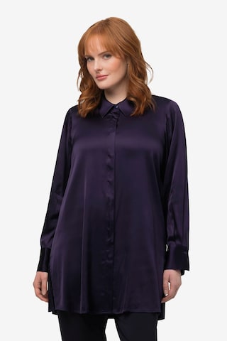 Ulla Popken Blouse in Blauw: voorkant