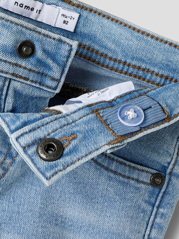NAME IT - Slimfit Vaquero en azul