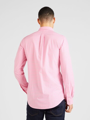 Slim fit Camicia di Polo Ralph Lauren in rosa