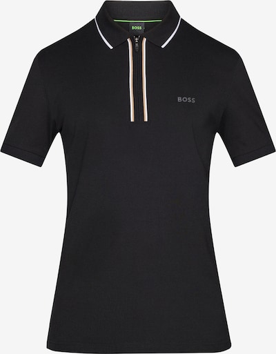 Sportiniai marškinėliai 'Philix GOC' iš BOSS, spalva – smėlio spalva / juoda / balta, Prekių apžvalga