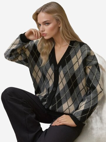 Cardigan Hiccup en noir : devant