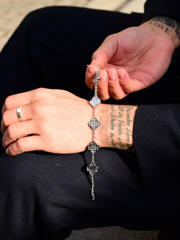 Eternal Bracelet 'Raw Clover' in Silver