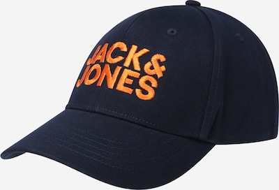 JACK & JONES Caps 'GALL' i marineblå / oransje, Produktvisning