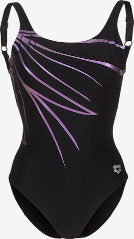 juoda ARENA Biustjė Uždaras maudymosi kostiumėlis 'SHAPEWEAR LILI B-CUP': priekis