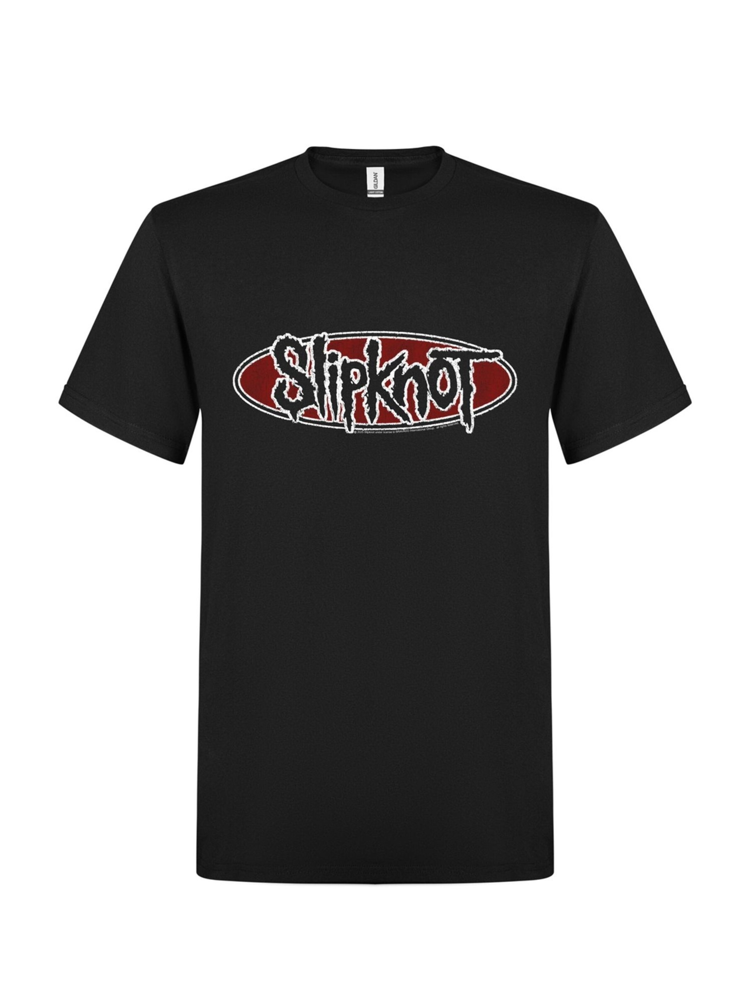 SLIPKNOT Shirt 'Slipknot Fuckit' in Black: front