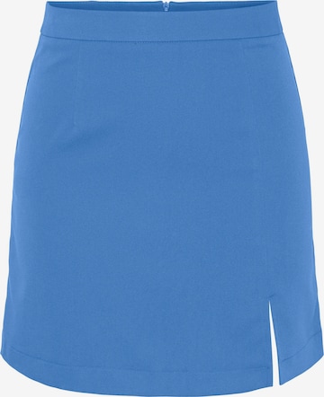 PIECES Rok 'THELMA' in Blauw: voorkant