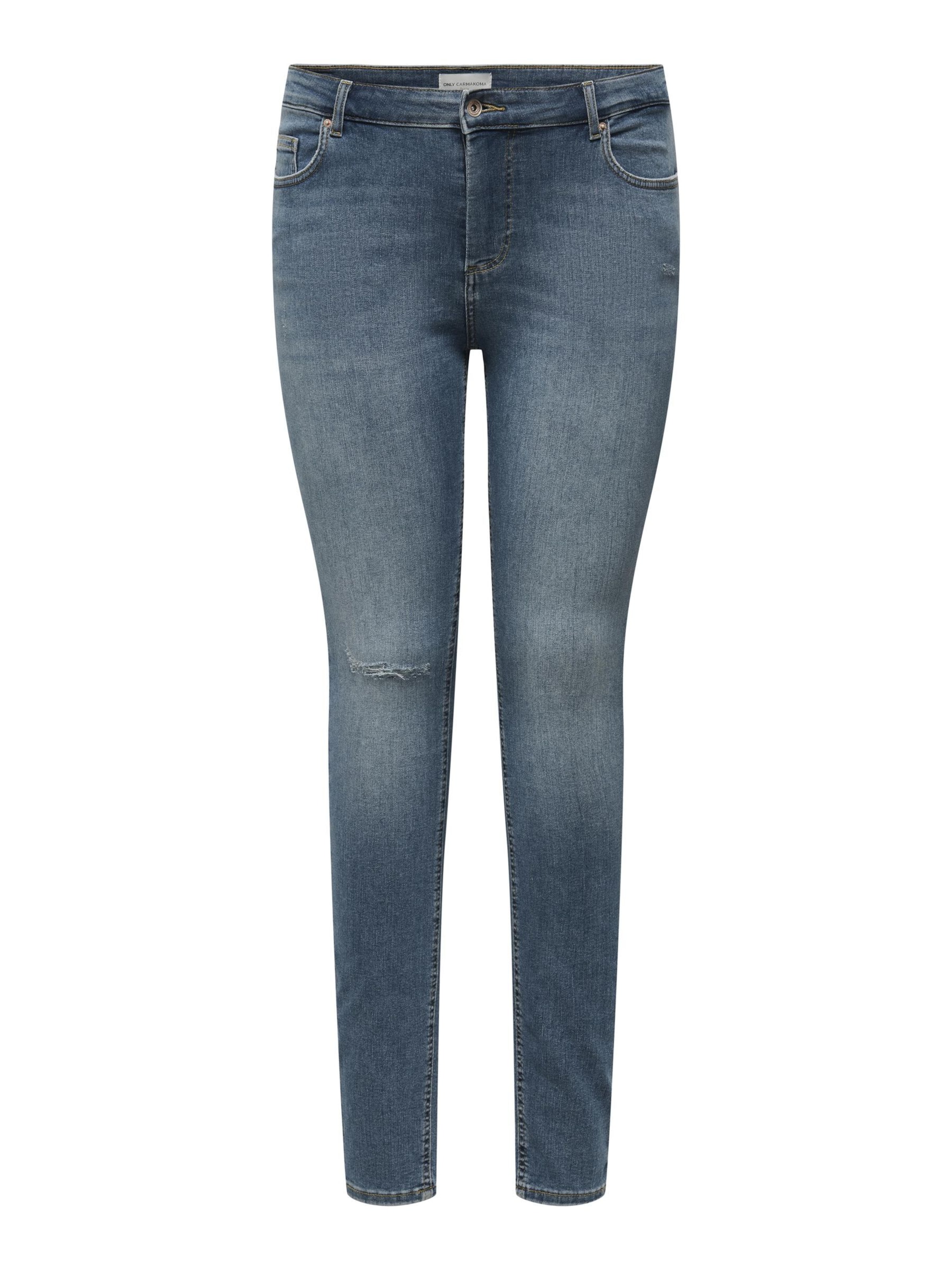 Skinny Jeans 'CARWILLY' di ONLY Carmakoma in blu: frontale