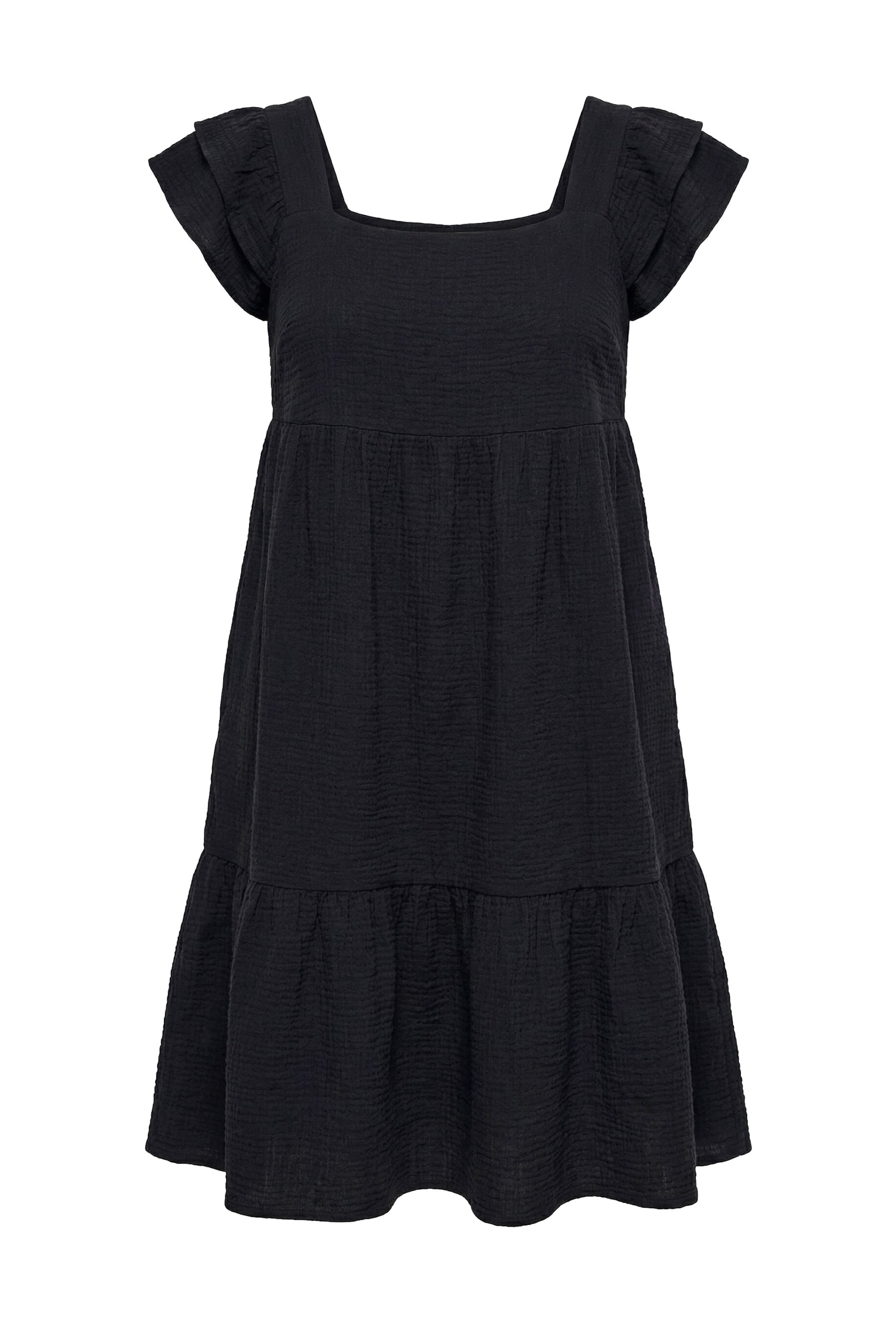 Angel of Style Dress in Black: front