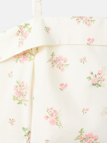 MANGO Letní šaty 'RAMO' – béžová