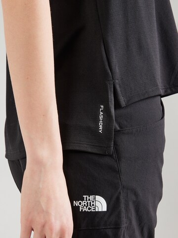 juoda THE NORTH FACE Sportiniai marškinėliai be rankovių 'Flex'