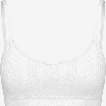 cfab BH 'Jacquard Bralette' in Wit: voorkant