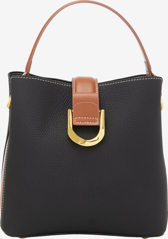 Usha Handbag in Black: front