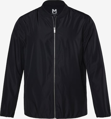 Men Plus Übergangsjacke in Schwarz: Vorderseite