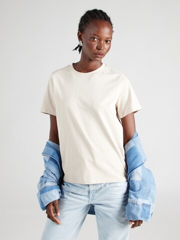 T-shirt 'RIA' PIECES en blanc : devant