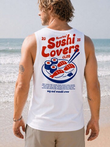 Neverless Shirt 'Sushi Lovers'‌‌‌‌‌‌‌‌‌‌ in Weiß