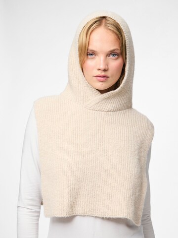 PIECES Halswärmer 'JENNI' in Weiß: Vorderseite