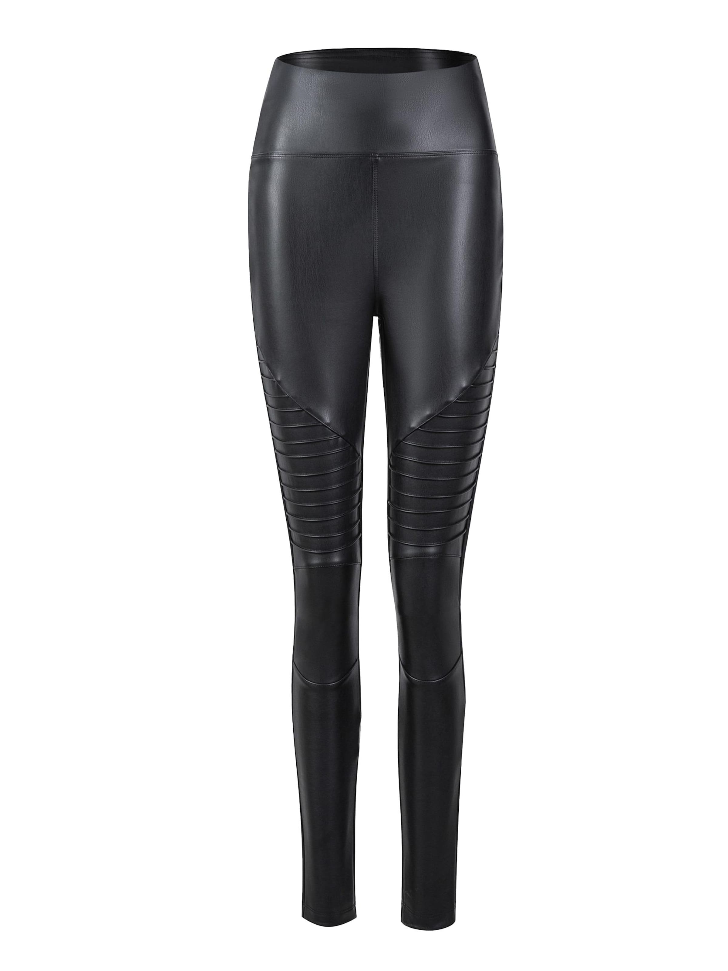 SASSYCLASSY Slim fit Trousers in Black: front
