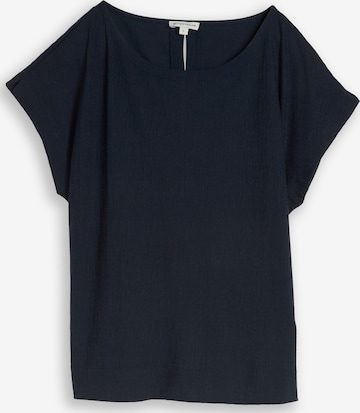 T-shirt TOM TAILOR en bleu : devant