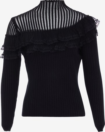 Pull-over NAEMI en noir : devant