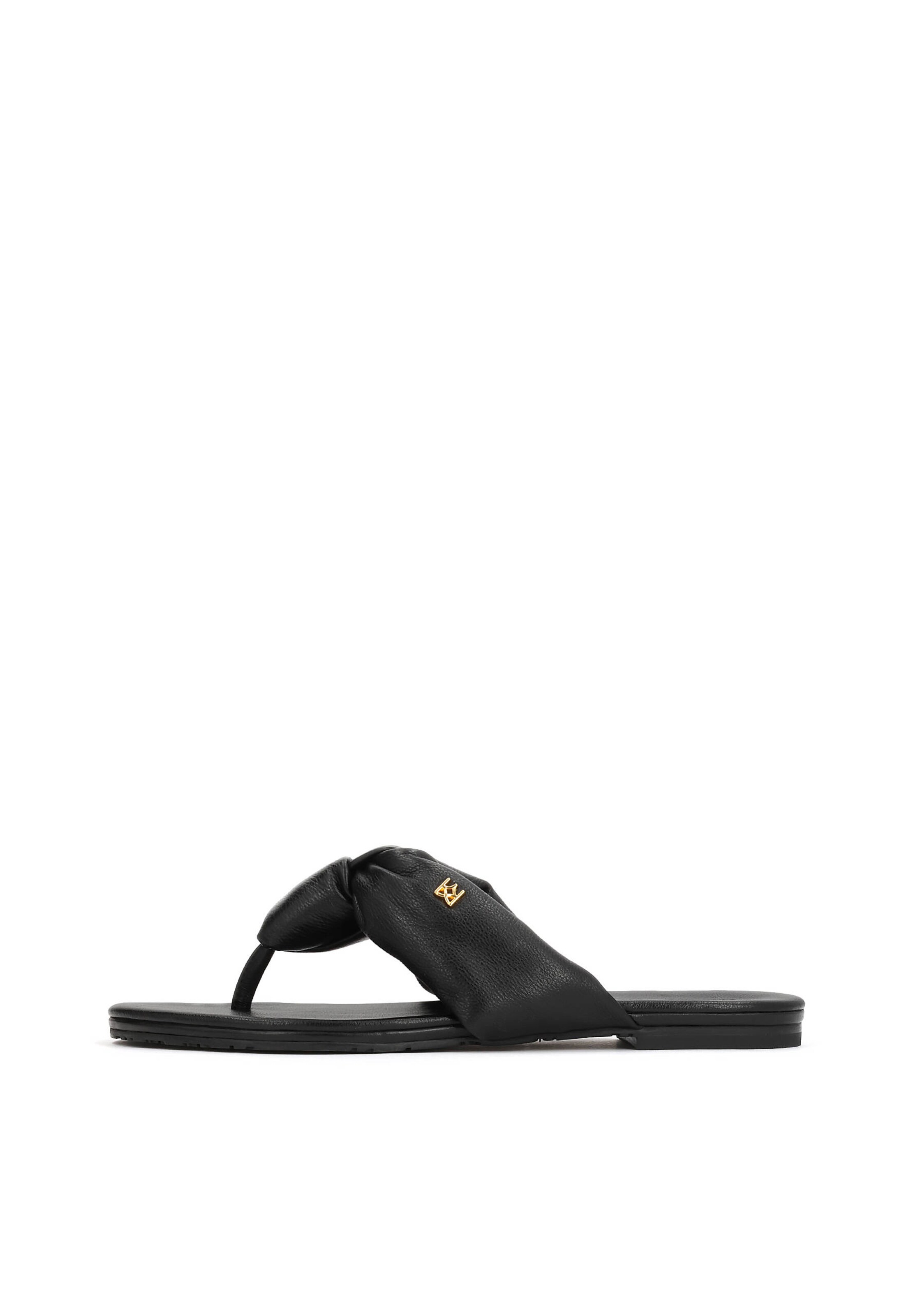 Kazar Teenslipper in Zwart: voorkant