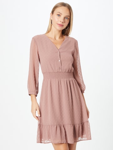 ABOUT YOU Shirt Dress in Pink: front