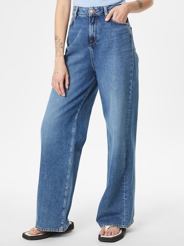 Wide leg Jeans 'Barleria' de la LOVJOI pe albastru: față