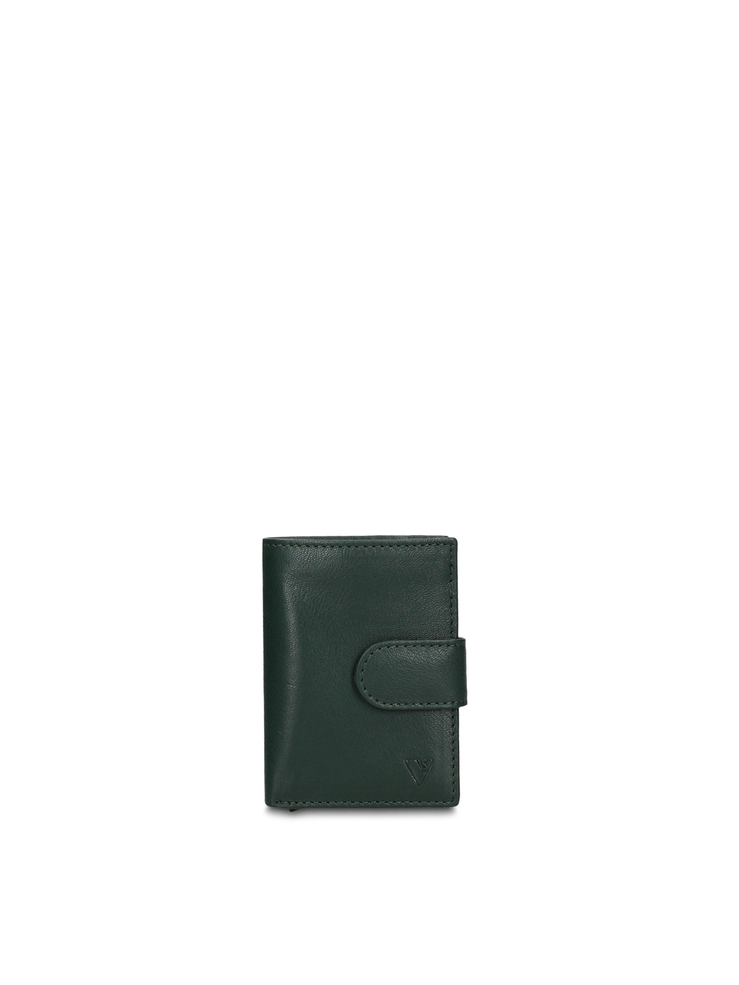 Portamonete di Coveri Collection in verde: frontale