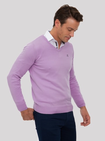Sir Raymond Tailor Sweater 'Erky' in Purple