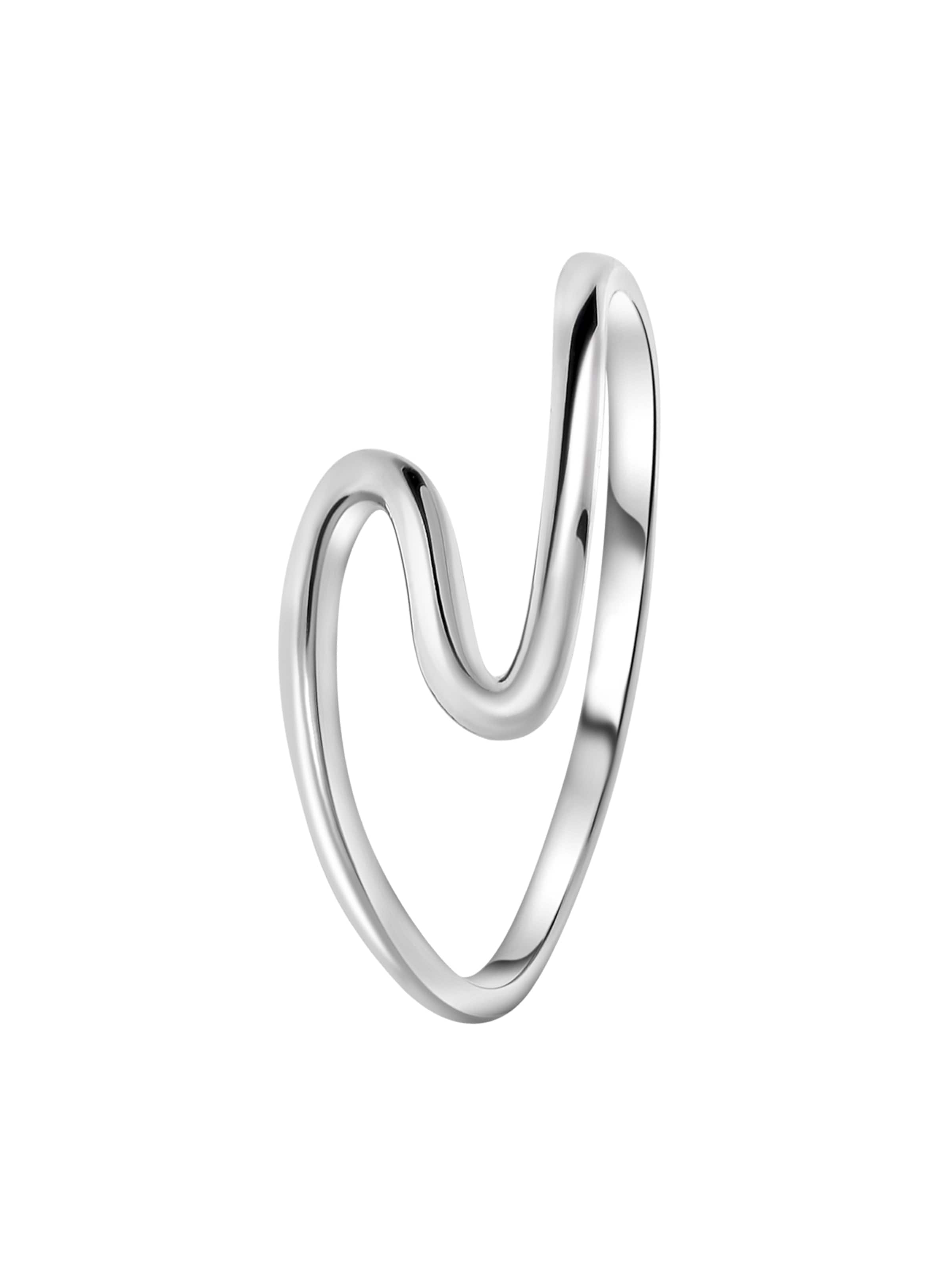 Lucardi Ring in Silver: front