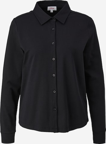 s.Oliver Bluse in Schwarz: predná strana