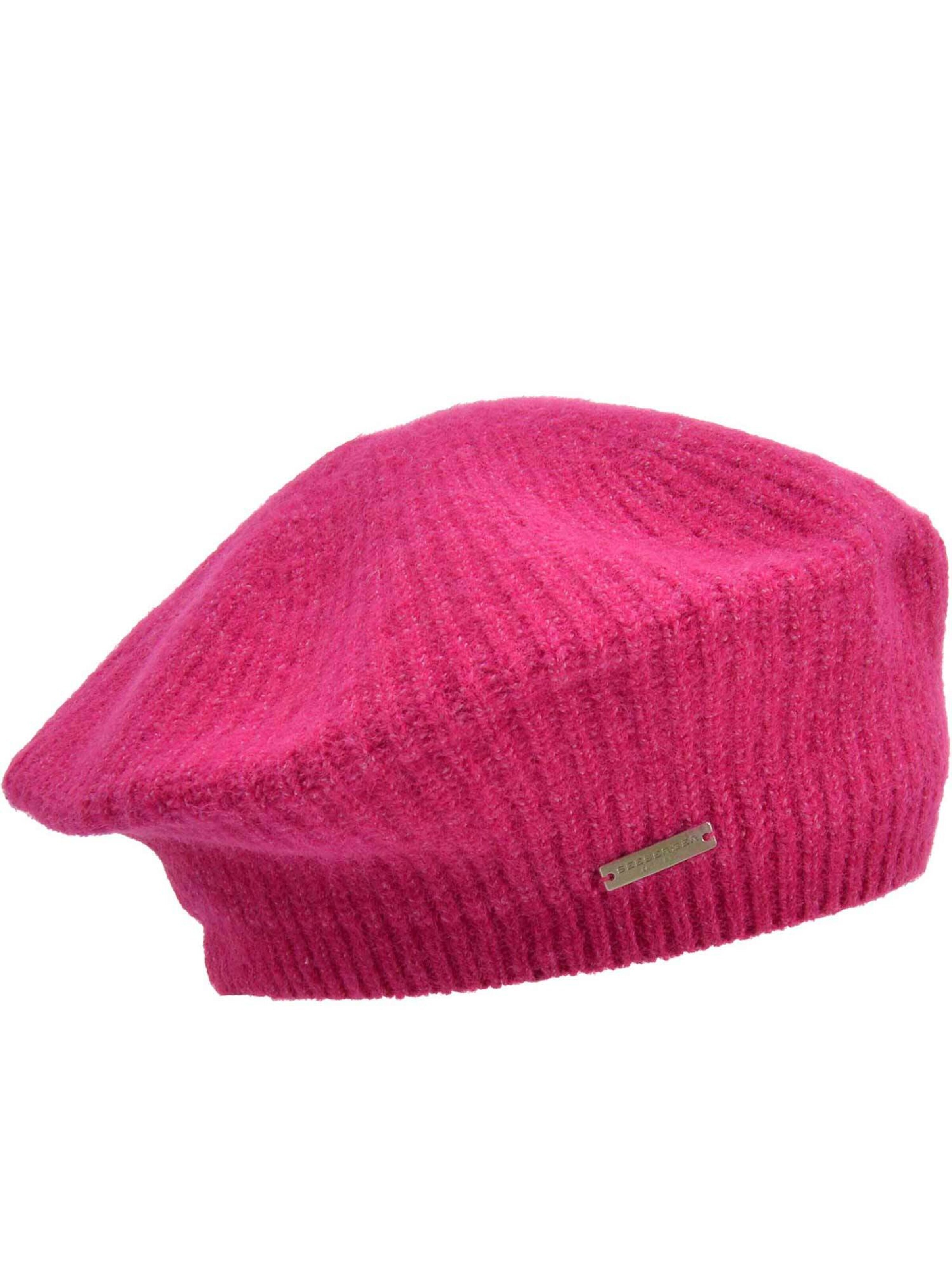 Seeberger Beanie 'Mütze' in Pink: front